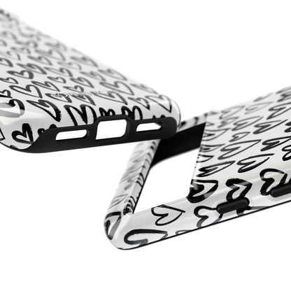 Dark Thoughts in Urban Heart - Tough Phone Case