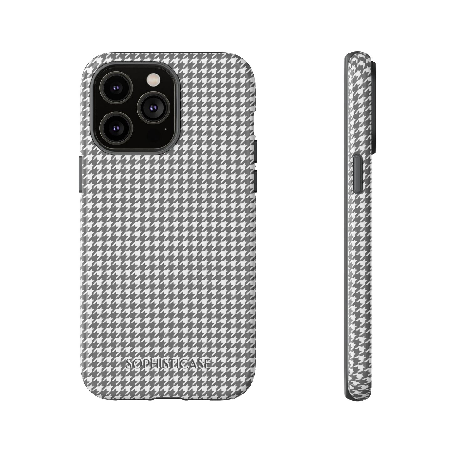 Tough Case - Houndstooth in Grey