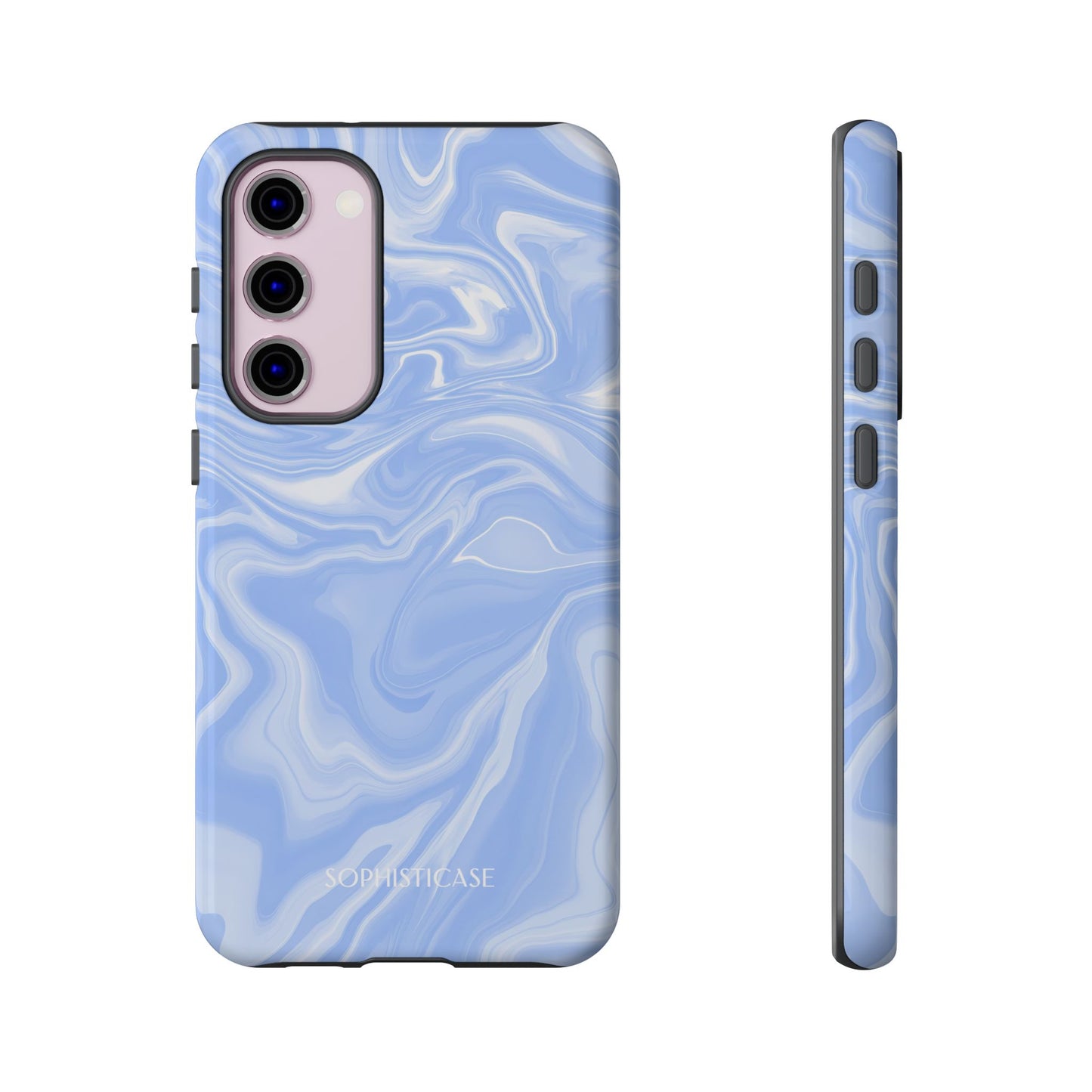 Liquid Dreams in Smoke Blue - Tough Phone Case