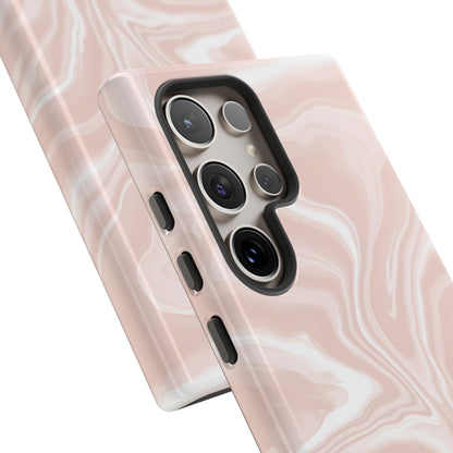 Liquid Dreams in Neutral Beige - Tough Phone Case