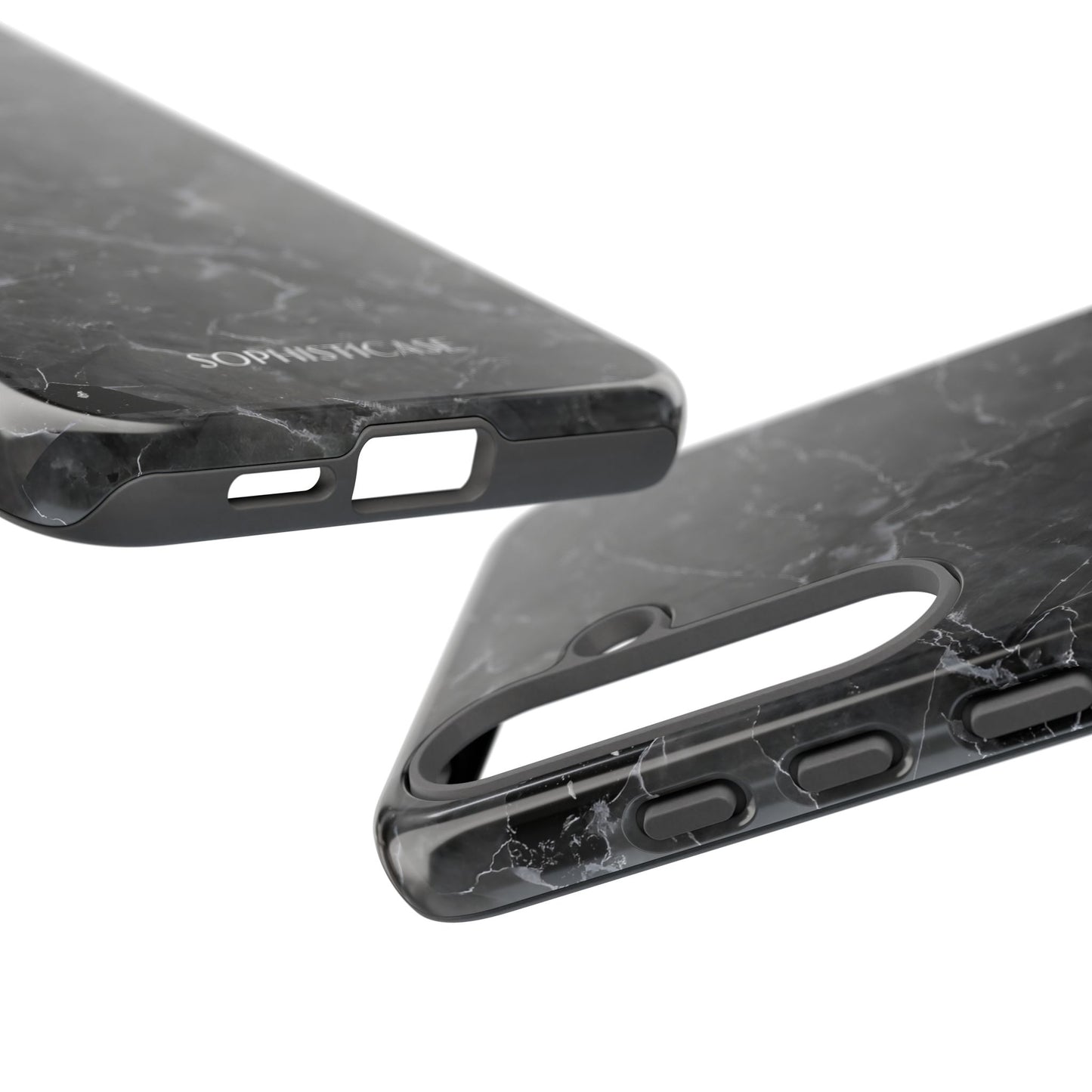 Marble Opulence in Black - iPhone Case, Samsung Galaxy Case, Google Pixel Case