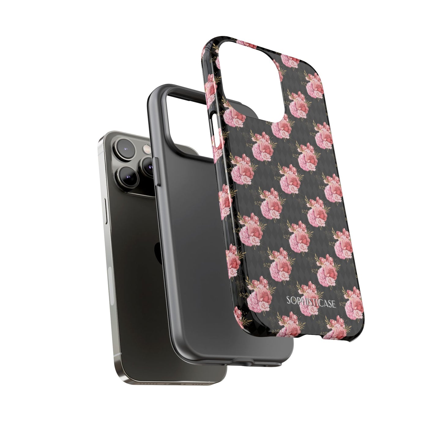 Rose Diamond Romance in Vivienne - Tough Phone Case