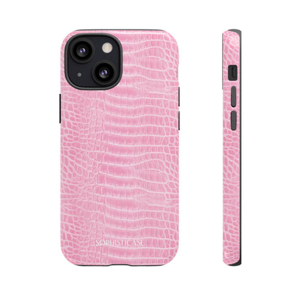 Luxe Leather in Pink - Tough Phone Case