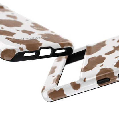 Holy Cow in Brown - Tough Phone Case