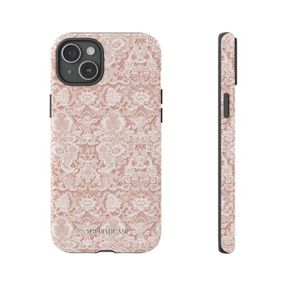 Luxe Lace in Brown - iPhone Case, Samsung Galaxy Case, Google Pixel Case