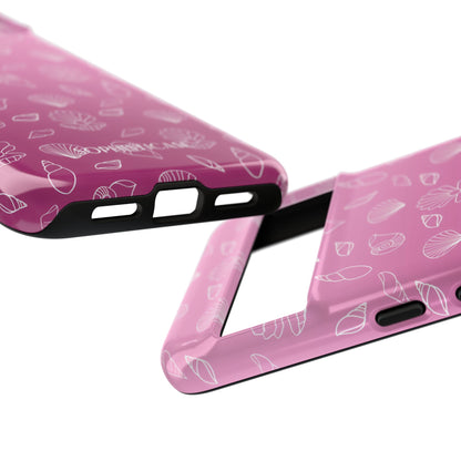 Seashell Society in Purple - iPhone Case, Samsung Galaxy Case, Google Pixel Case