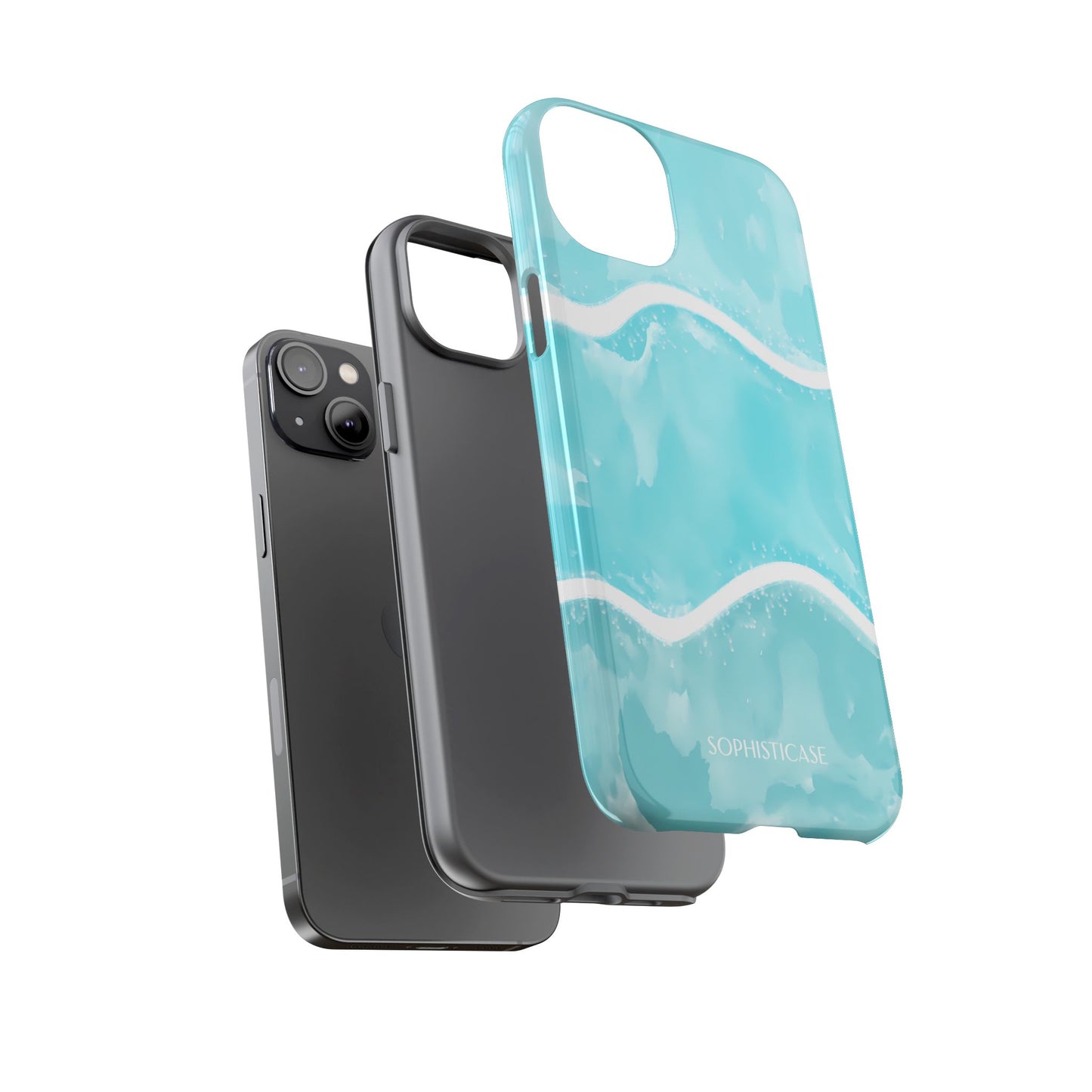 Serenity in Aqua - iPhone Case