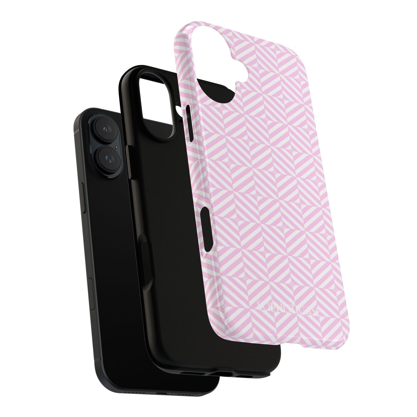 Illusions in Pink - iPhone Case, Samsung Galaxy Case, Google Pixel Case