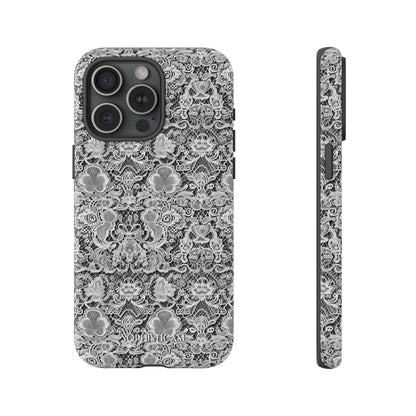 Luxe Lace in Black - iPhone Case
