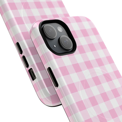 Gingham in Pink - Magsafe Case