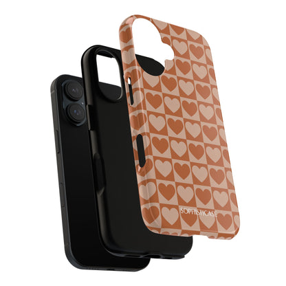 Tough Love in Brown - Tough Phone Case