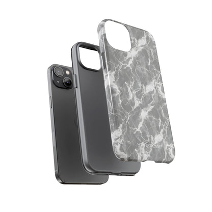 Marble Crush in Charcoal Grey - Tough Phone Case