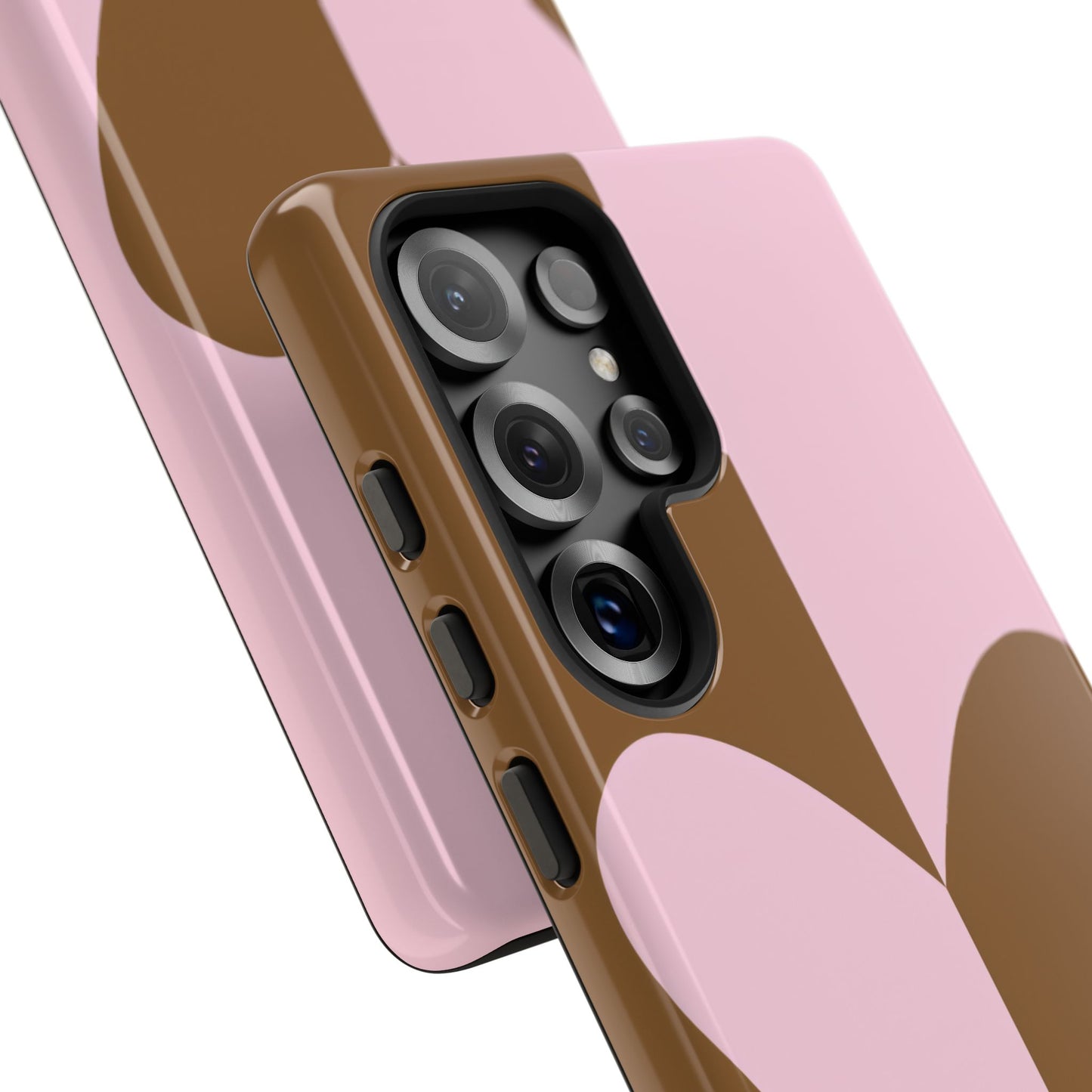 Be Mine in Pink and Brown - iPhone Case, Samsung Galaxy Case, Google Pixel Case