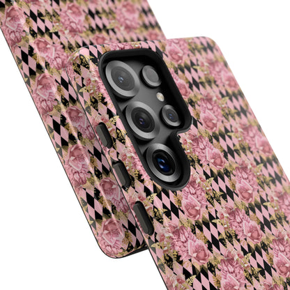 Rose Diamond Romance in Isolde - Tough Phone Case