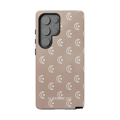 Moon Phase in Boho Brown - Tough Phone Case for Samsung Galaxy