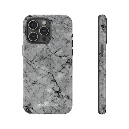 Marble Opulence in Grey - iPhone Case, Samsung Galaxy Case, Google Pixel Case