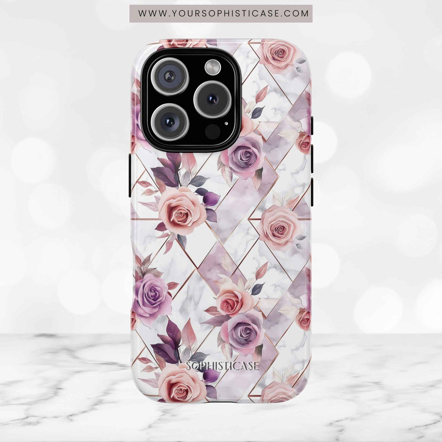 Royal Floral in Blush Manor - Tough Phone Case