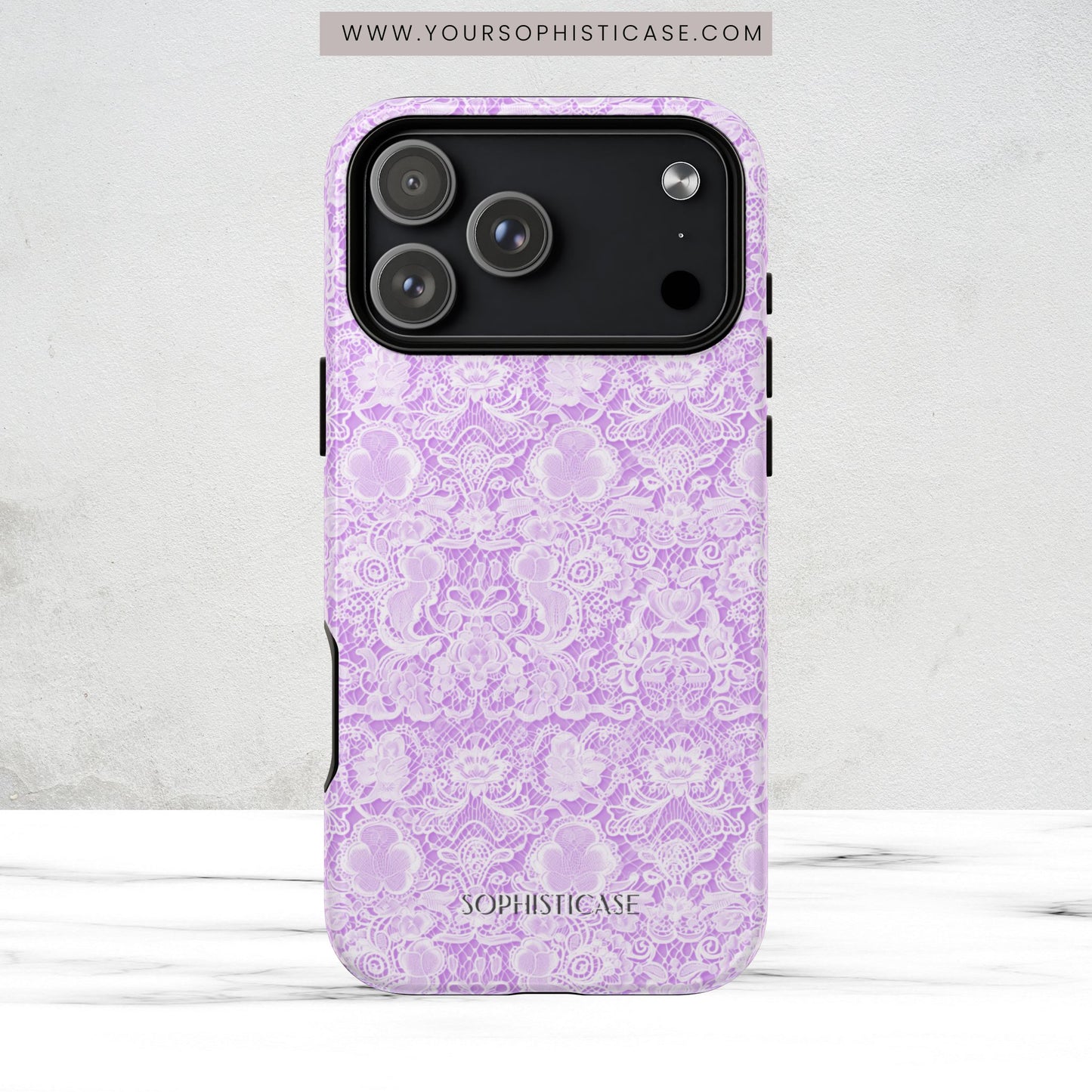 Luxe Lace in Purple - Magsafe Case