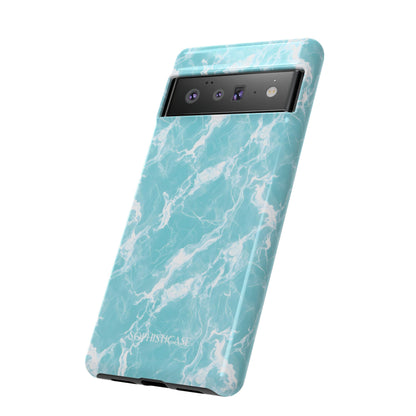 Marble Crush in Aqua - Tough Phone Case