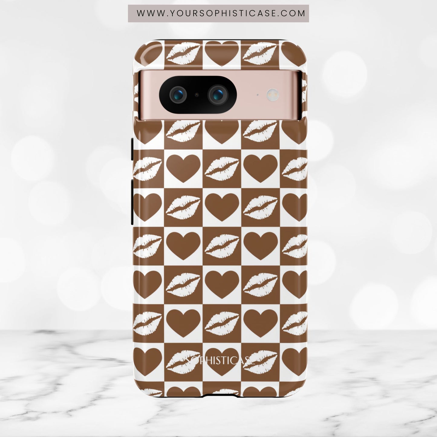 Belle Amie in Deep Brown - Tough Phone Case