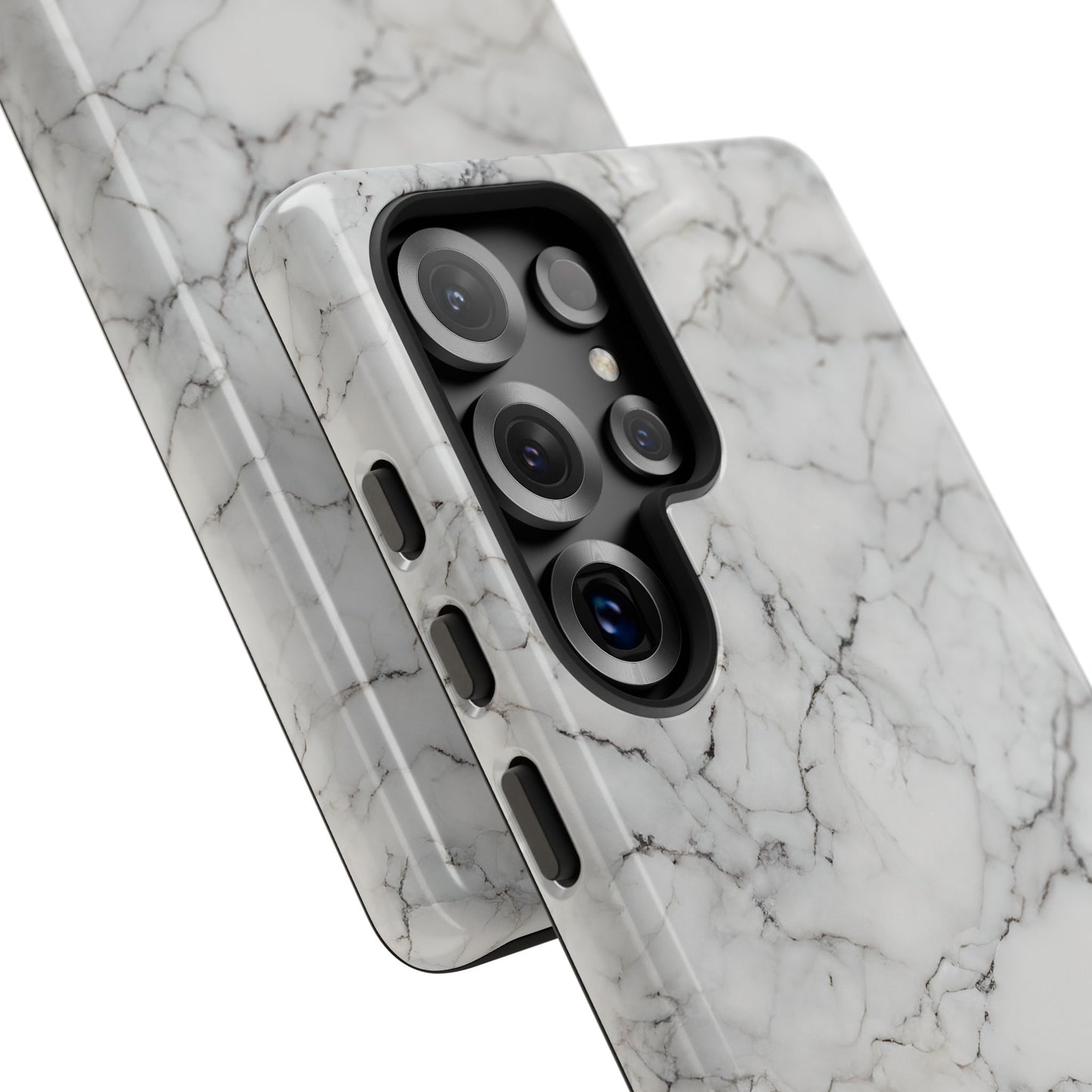 Marble Opulence in White - iPhone Case, Samsung Galaxy Case, Google Pixel Case