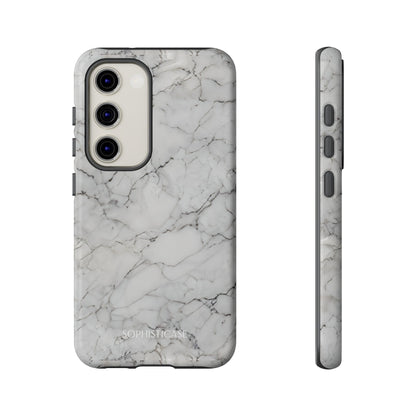 Marble Opulence in White - iPhone Case, Samsung Galaxy Case, Google Pixel Case