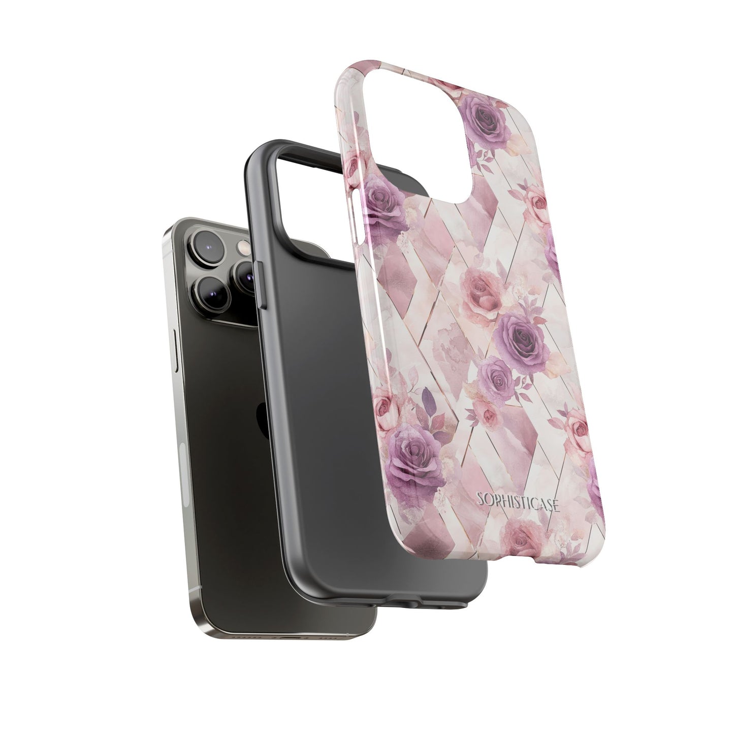 Royal Floral in Mauve Rose - Tough Phone Case