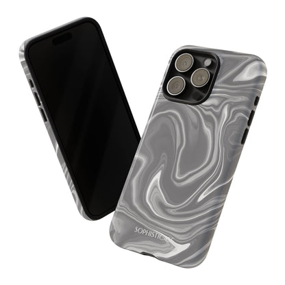 Liquid Dreams in Charcoal - Tough Phone Case
