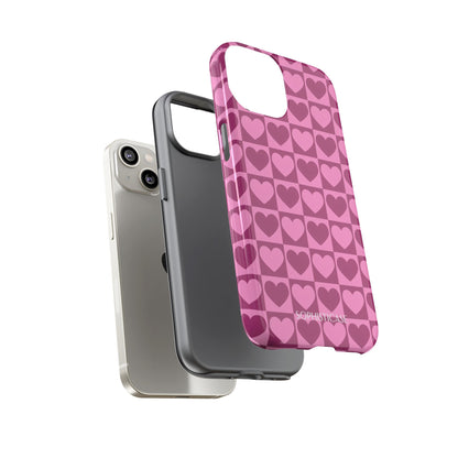 Tough Love in Purple - Tough Phone Case