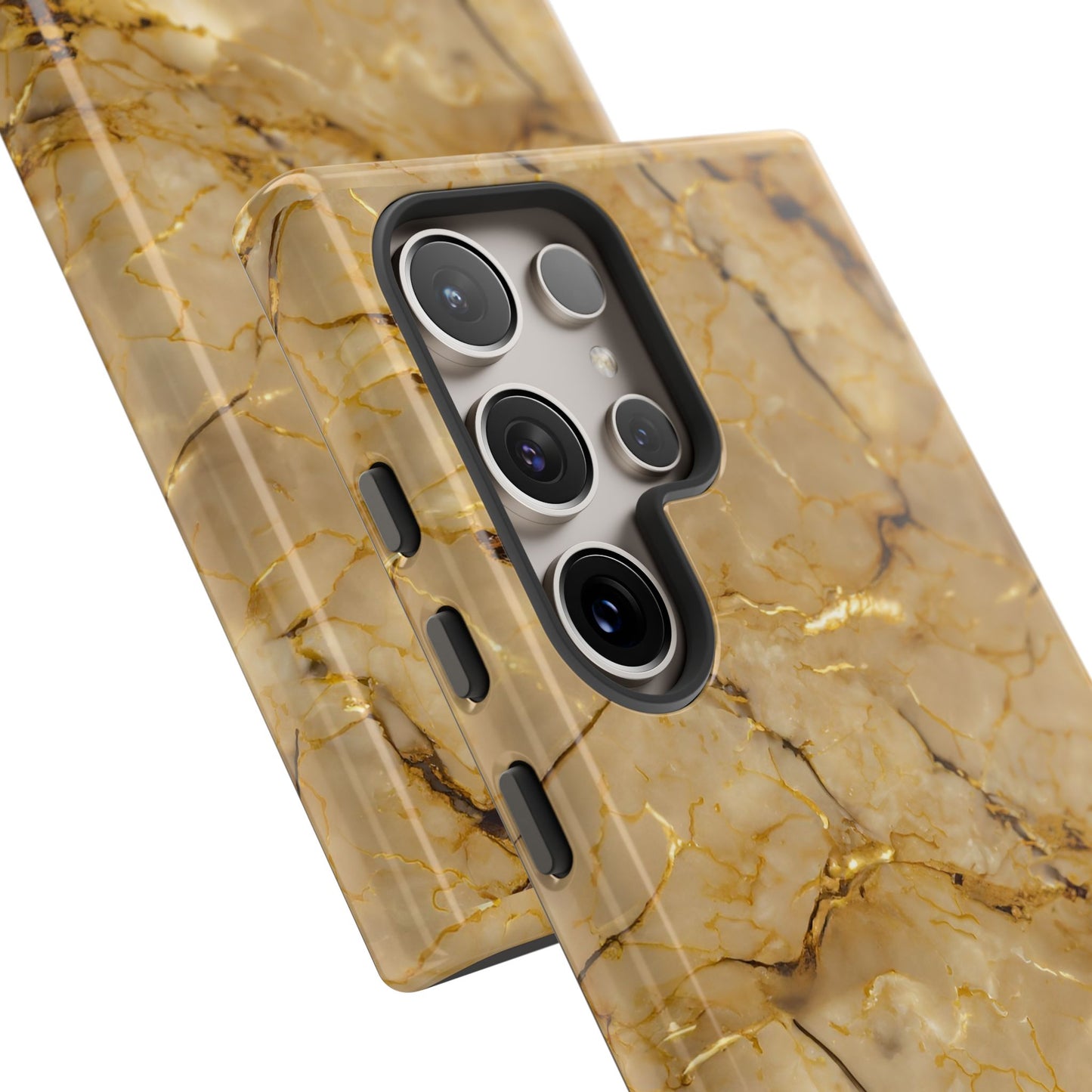 Marble Opulence in Gold - iPhone Case, Samsung Galaxy Case, Google Pixel Case