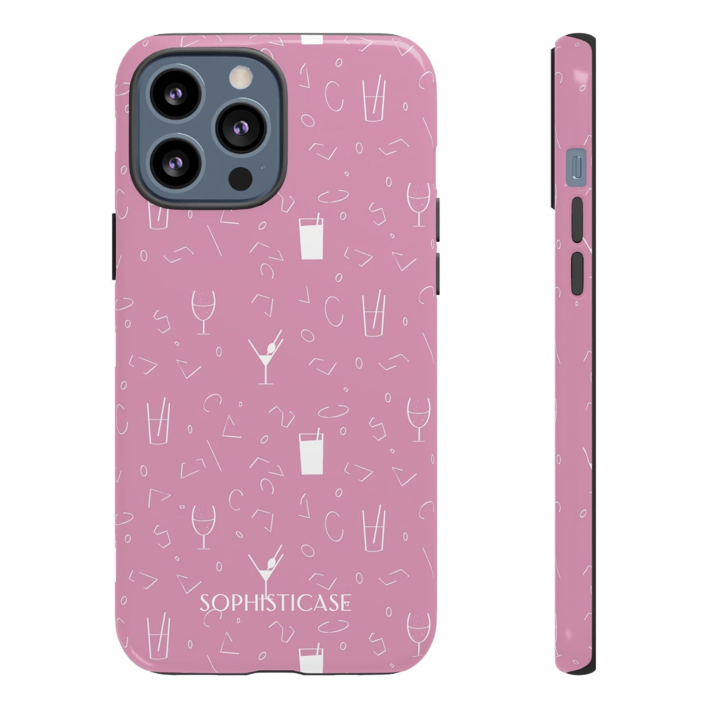 Cocktail Hour in Pink - iPhone Case