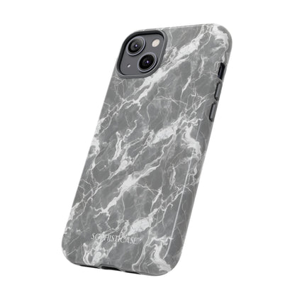 Marble Crush in Charcoal Grey - iPhone Case