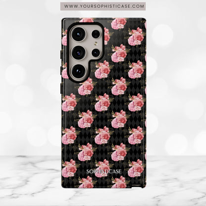 Rose Diamond Romance in Vivienne - Tough Phone Case