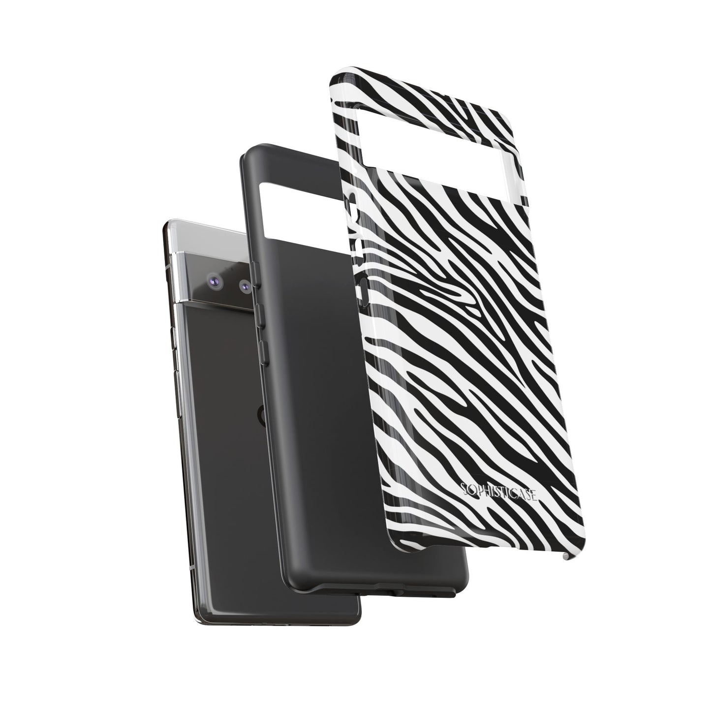 Dark Thoughts in Urban Zebra - Tough Phone Case