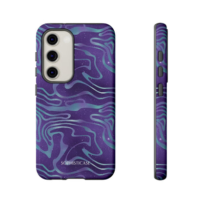 Cosmic Gold in Blue & Purple - iPhone Case, Samsung Galaxy Case, Google Pixel Case