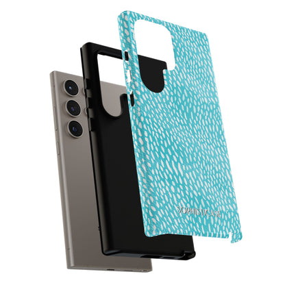 Oh Deer! in Aqua - Tough Phone Case for Samsung Galaxy