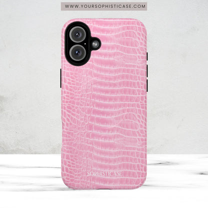 Luxe Leather in Pink - Magsafe Case