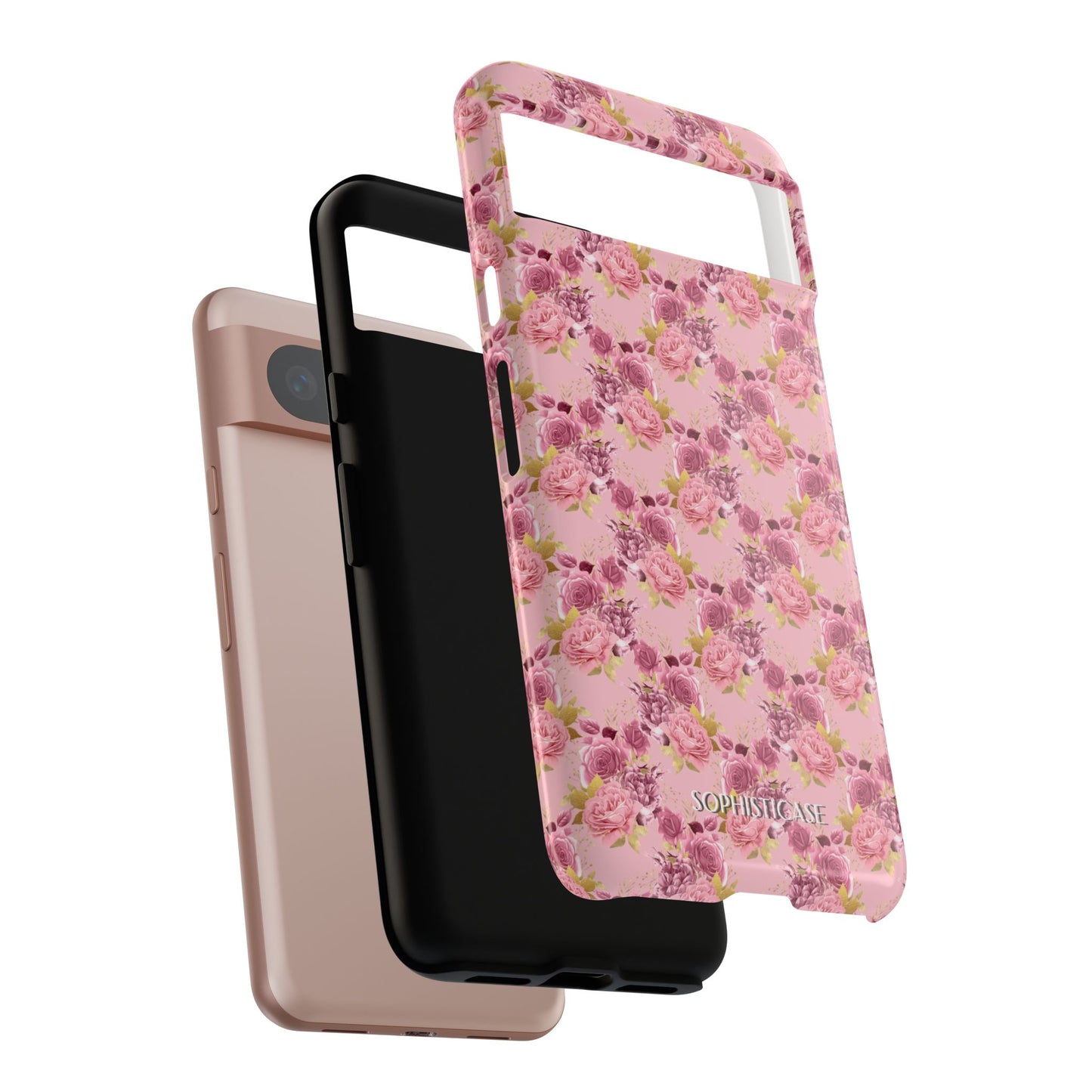 Rose Diamond Romance in Amelie - Tough Phone Case