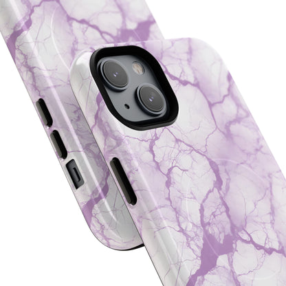 Marble Opulence in Purple - Magsafe Case