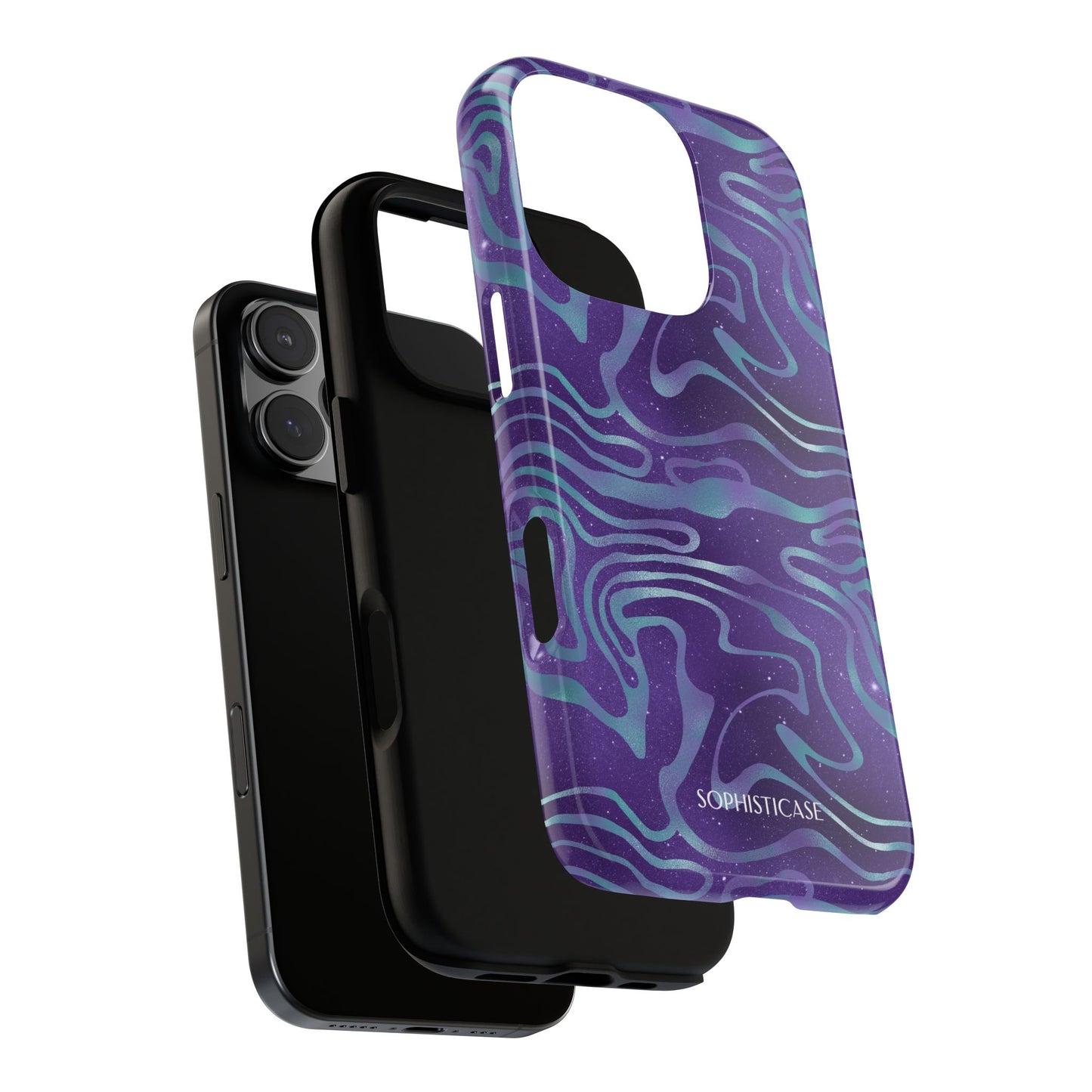 Cosmic Gold in Blue & Purple - iPhone Case, Samsung Galaxy Case, Google Pixel Case
