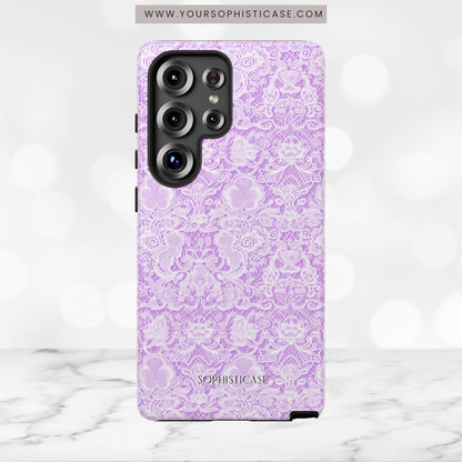 Luxe Lace in Purple - iPhone Case, Samsung Galaxy Case, Google Pixel Case