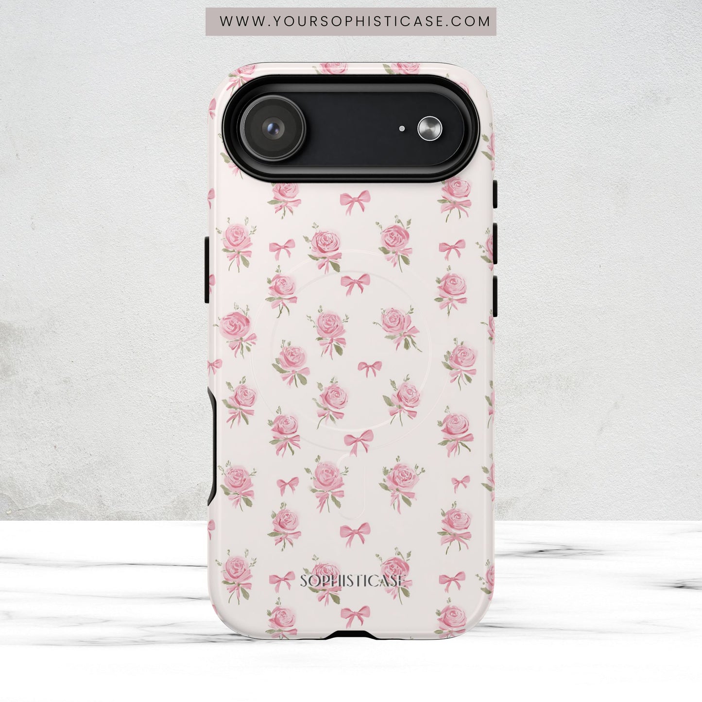 The Sweetest Thing in Coquette Roses and Bows - iPhone Magsafe Case