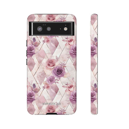 Royal Floral in Mauve Rose - Tough Phone Case