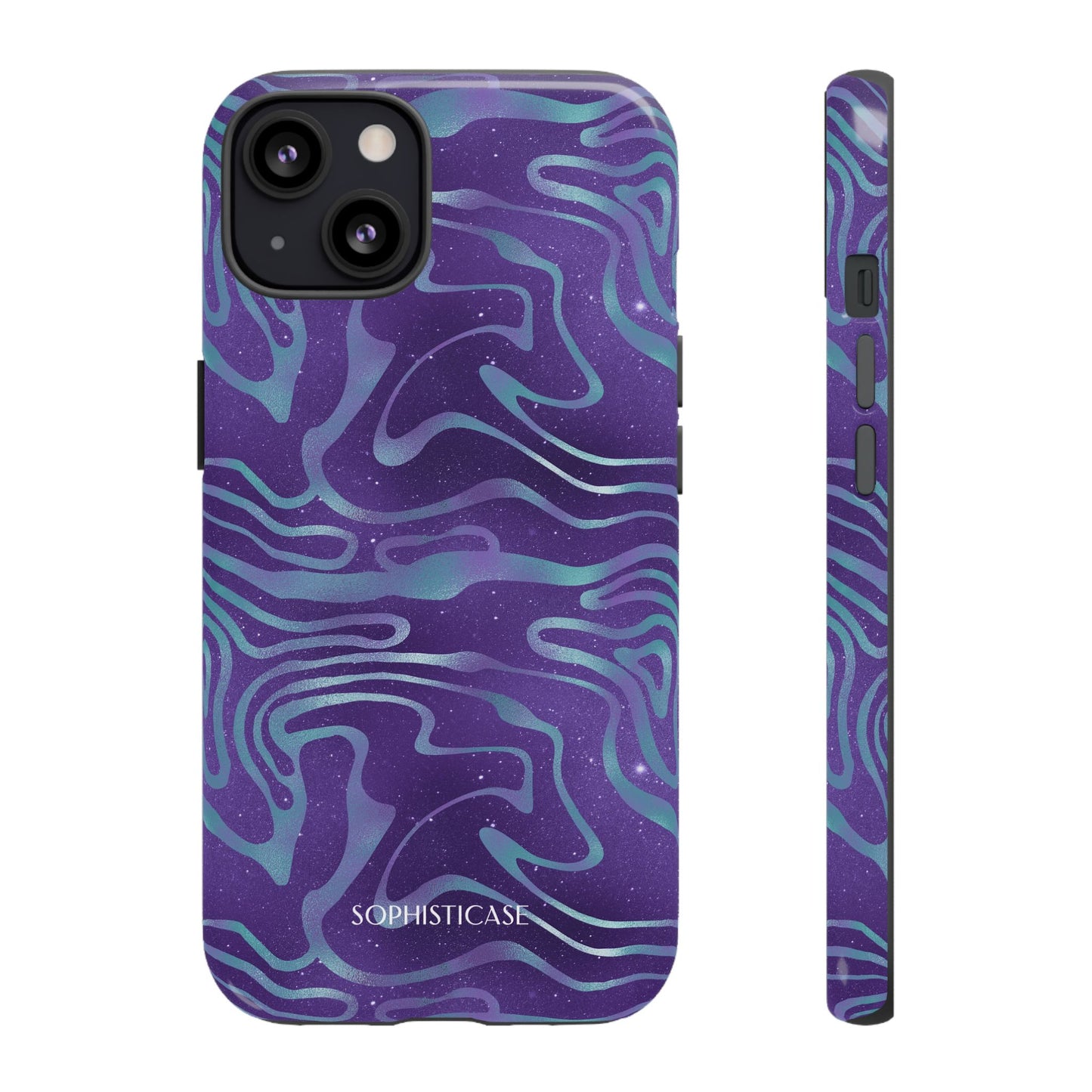 Cosmic Gold in Blue & Purple - iPhone Case, Samsung Galaxy Case, Google Pixel Case