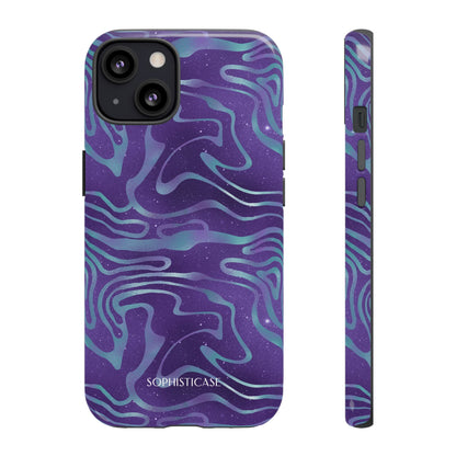 Cosmic Gold in Blue & Purple - iPhone Case, Samsung Galaxy Case, Google Pixel Case