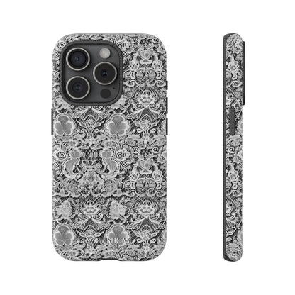 Luxe Lace in Black - Tough Phone Case