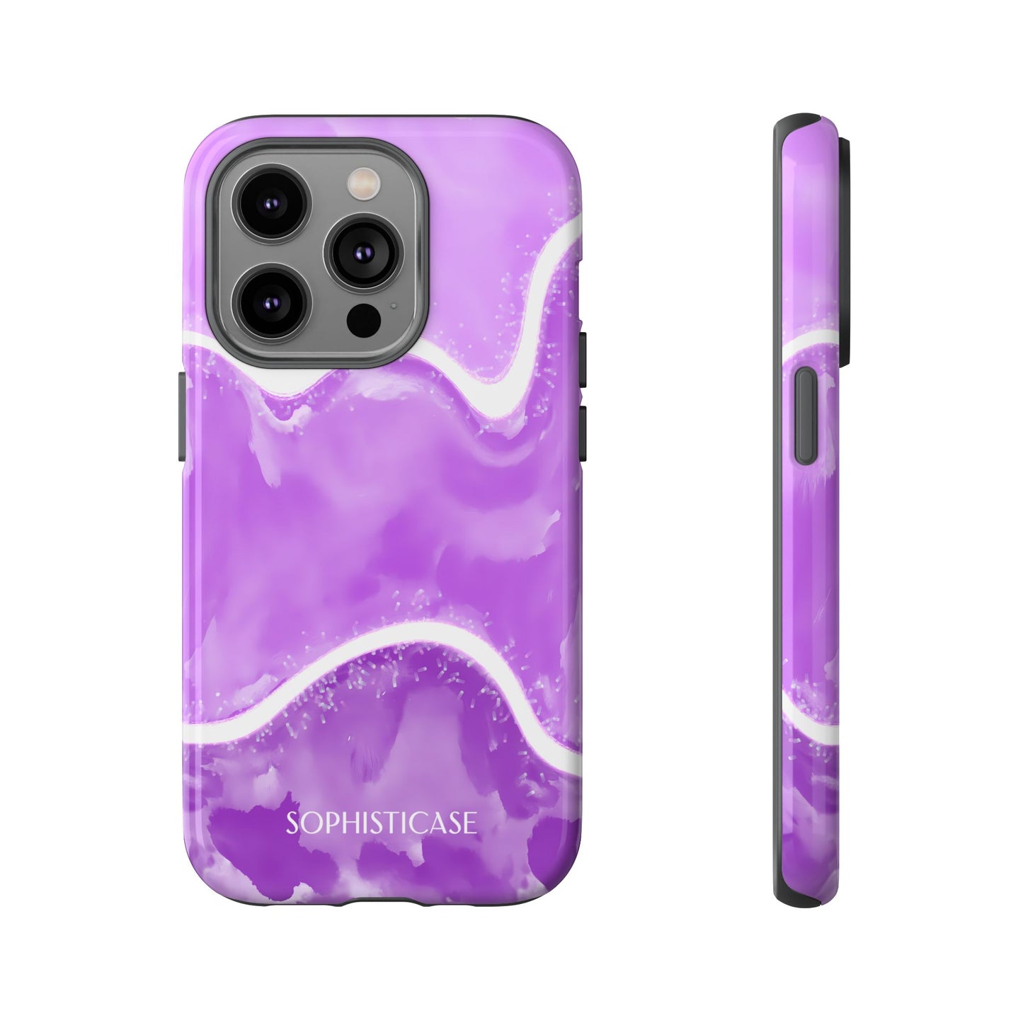 Serenity in Deep Purple - Drop Proof Phone Case for iPhone