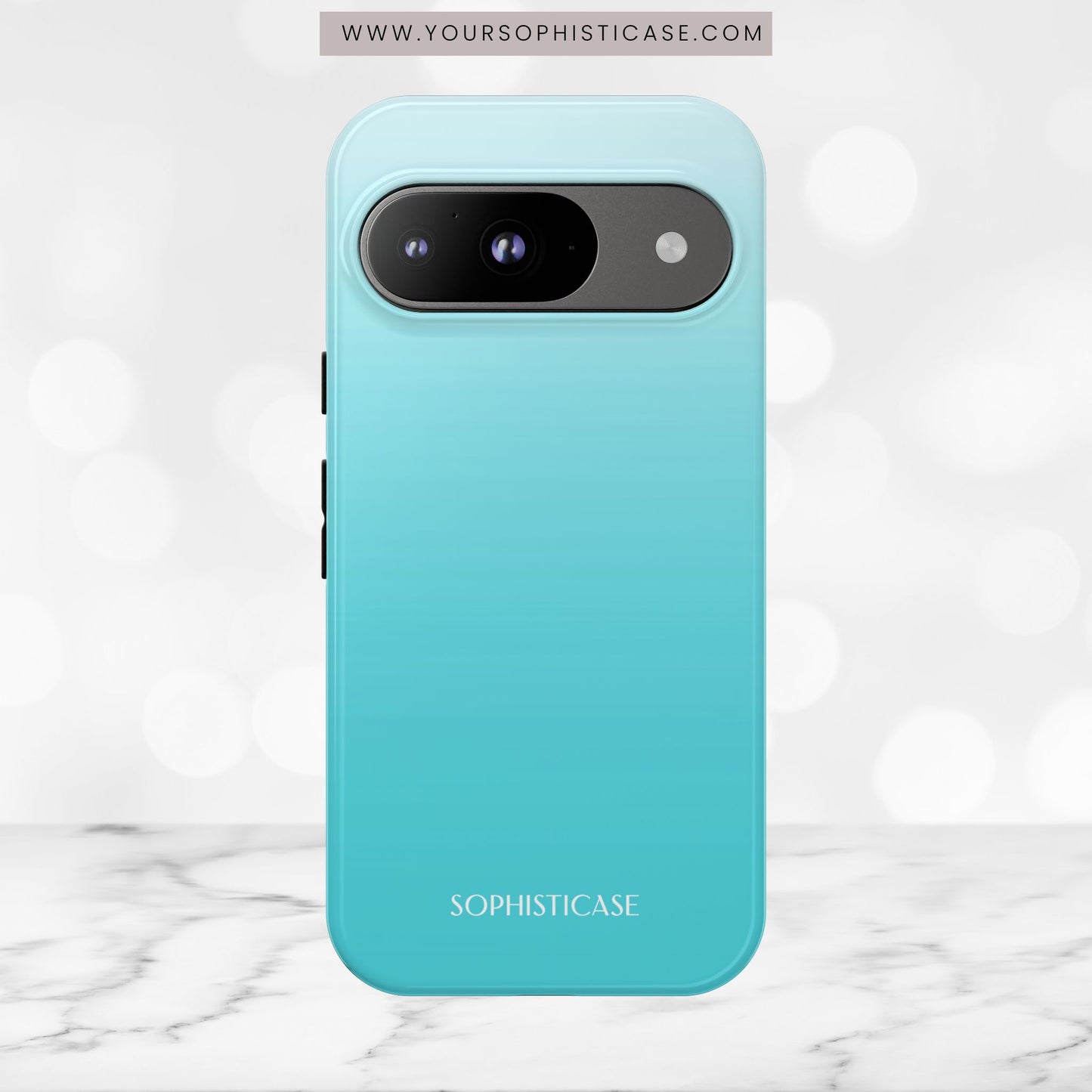 Heavenly in Aqua - Tough Phone Case