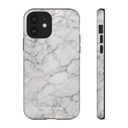 Marble Opulence in White - iPhone Case, Samsung Galaxy Case, Google Pixel Case