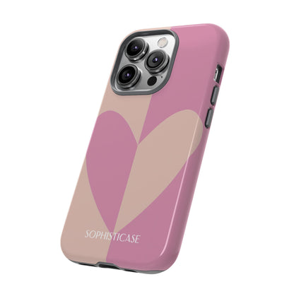 Be Mine in Pink and Brown - iPhone Case